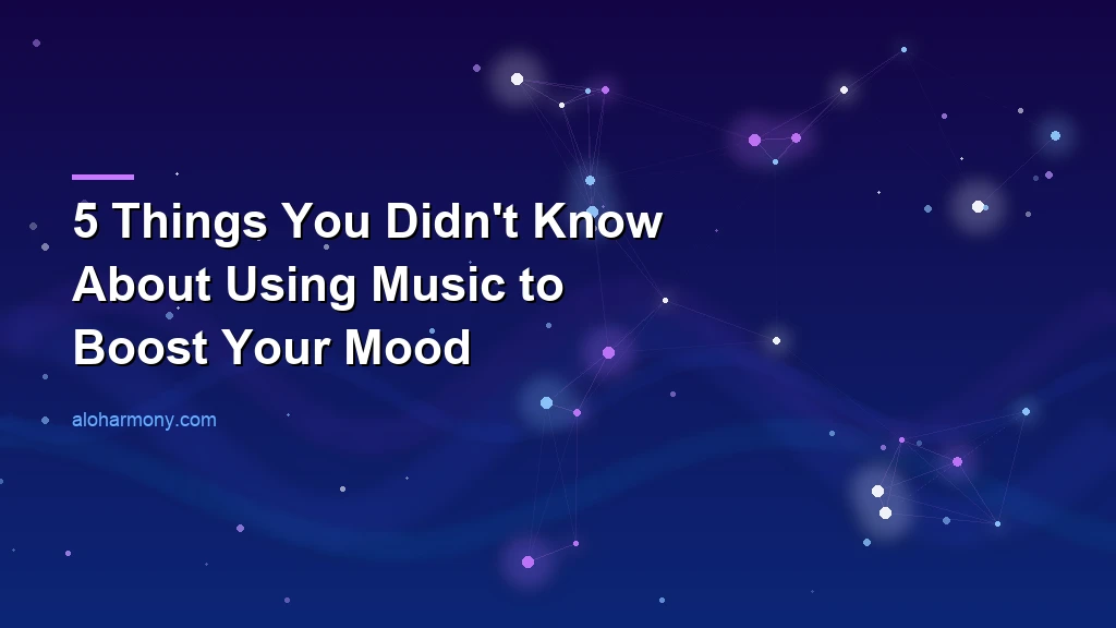 5 Things You Didn't Know About Using Music to Boost Your Mood