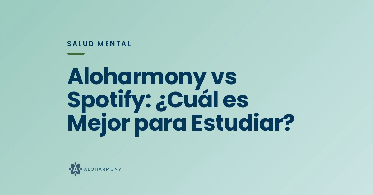 Aloharmony vs Spotify: ¿Cuál es Mejor para Estudiar?