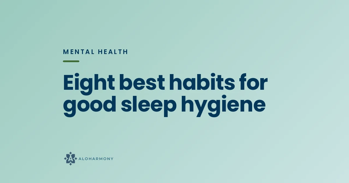 Eight best habits for good sleep hygiene img