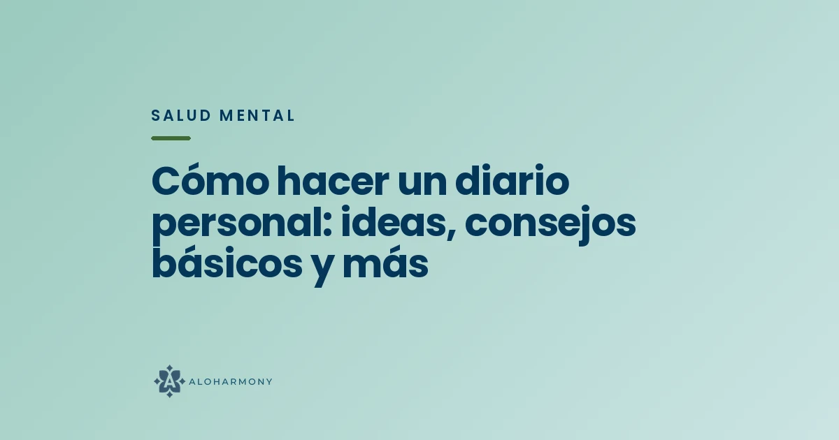 Ideas y consejos para realizar un diario personal