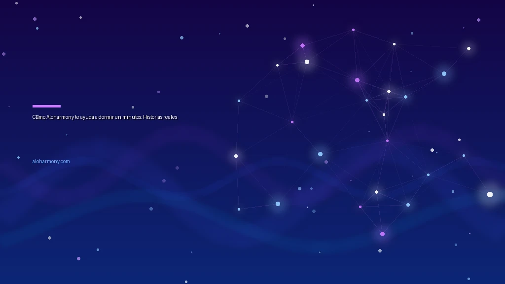 Cómo Aloharmony te ayuda a dormir en minutos: Historias reales