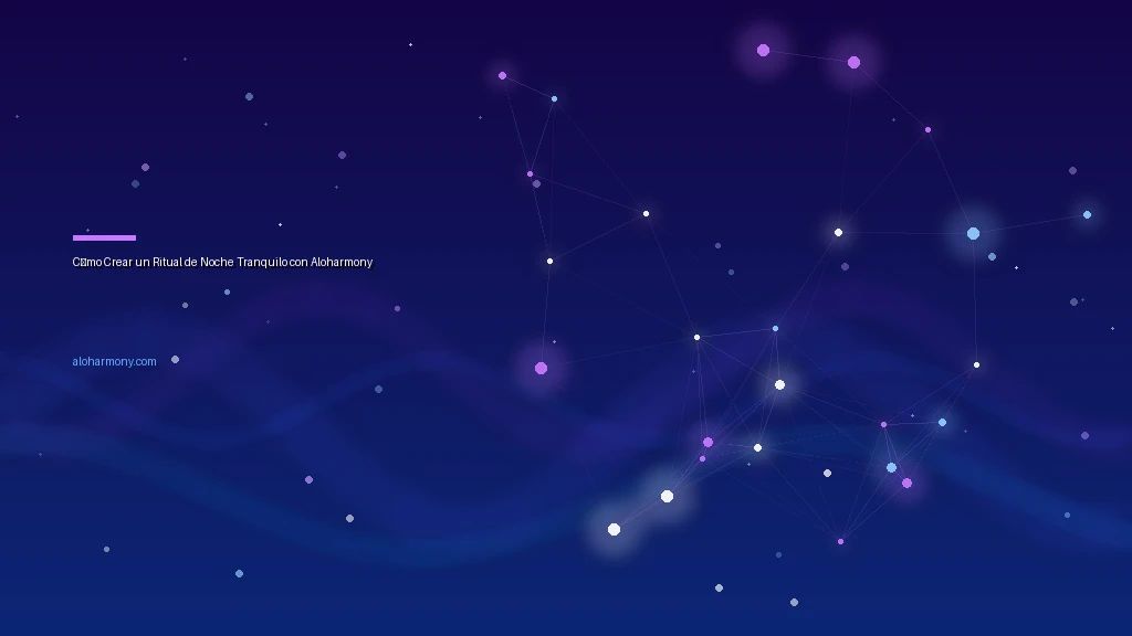 Cómo Crear un Ritual de Noche Tranquilo con Aloharmony