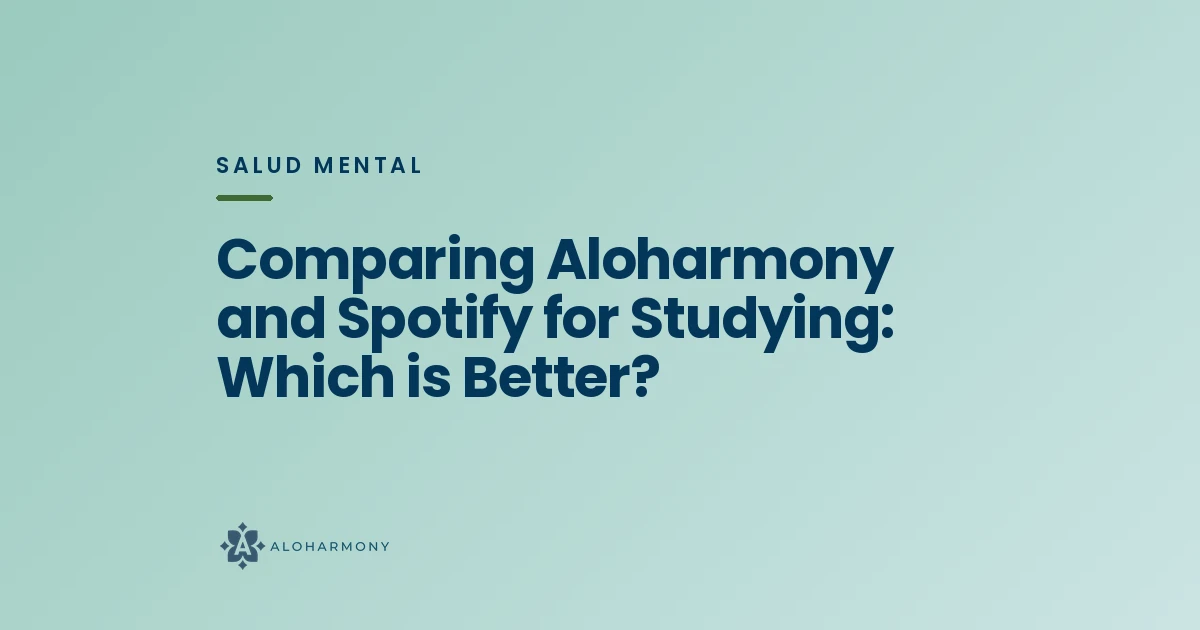 Comparing Aloharmony and Spotify for Studying: Which is Better?