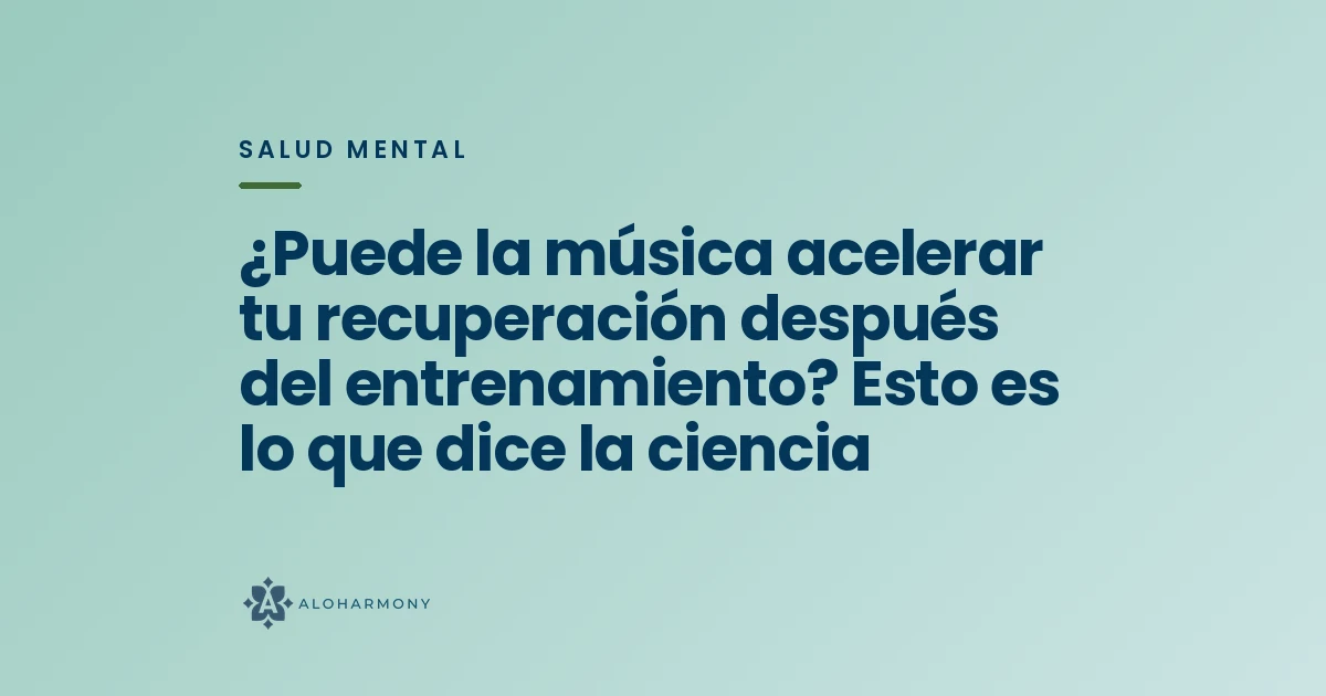 ¿Puede la música acelerar tu recuperación después del entrenamiento? Esto es lo que dice la ciencia