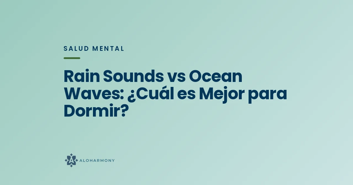 Rain Sounds vs Ocean Waves: ¿Cuál es Mejor para Dormir?
