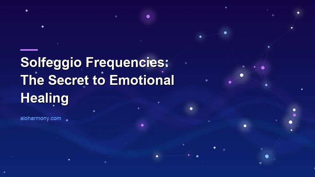 Solfeggio Frequencies: The Secret to Emotional Healing