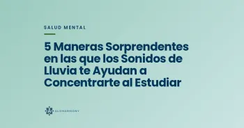 5 Maneras Sorprendentes en las que los Sonidos de Lluvia te Ayudan a Concentrarte al Estudiar